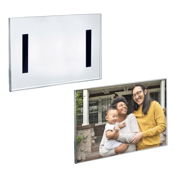 Clear Acrylic 11'' x 8.5'' Magnetic U-Frame, 2PK
